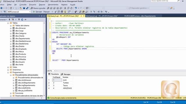 Crear procedimiento almacenado para eliminar registros SQL Server смотреть онлайн
