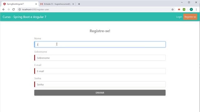 Spring Boot, Spring Security, Oauth2, MongoDB, Angular 7 e Swagger API смотреть онлайн