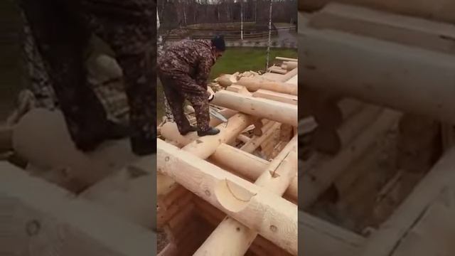 Монтаж балок перекрытия ( 280 мм d ) смотреть онлайн