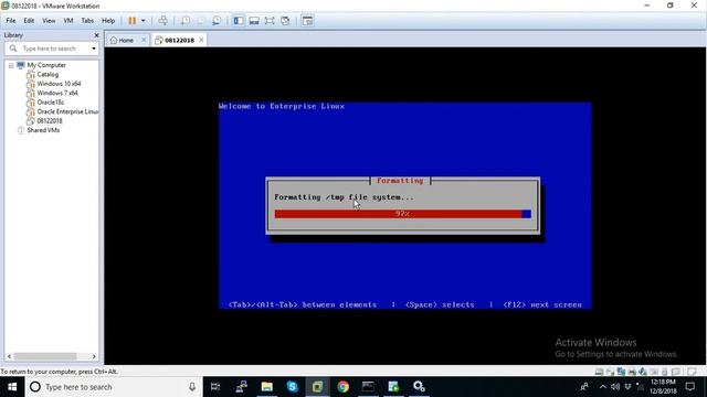 Command mode Oracle linux installation смотреть онлайн