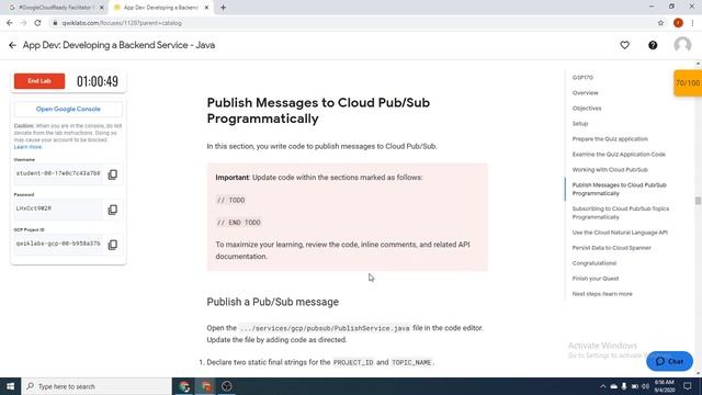App Dev Developing a Backend Service Java смотреть онлайн