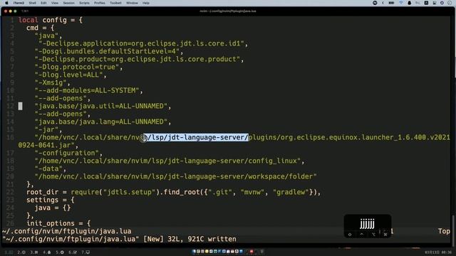 neovim As Java IDE смотреть онлайн