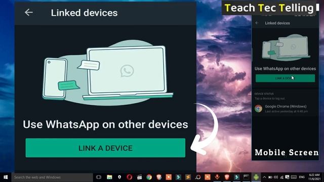 How to connect WhatsApp to laptop windows 10 or PC смотреть онлайн
