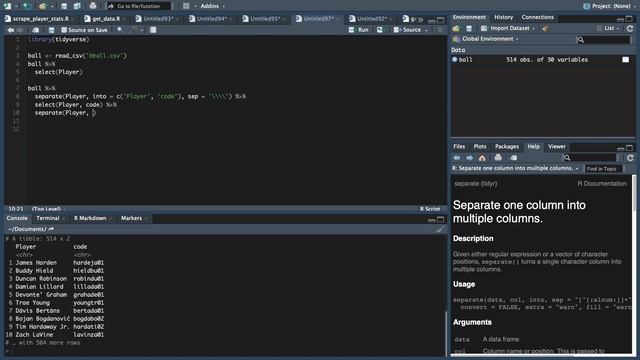Separate Function in R - How to Separate One Column into Two Variables смотреть онлайн