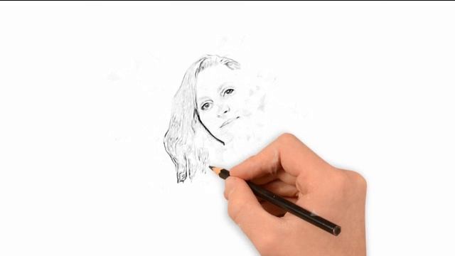 Как создать рисованное видео. Портрет за 5 минут. смотреть онлайн