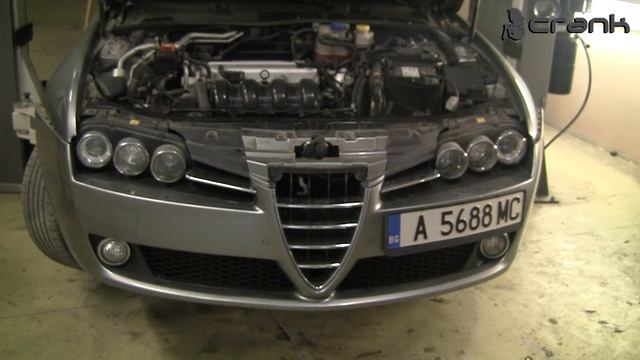Alfa Romeo 159 Headlight Bumper Removal смотреть онлайн