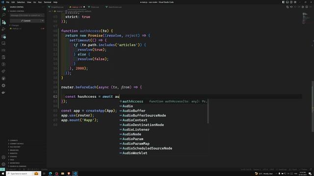 62. Global BeforeEach Navigation Guard in Vue Router Composition API - Vue 3 смотреть онлайн