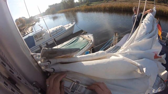 Удаляем паруса, готовим яхту к зиме. Влог GoProHero7black смотреть онлайн