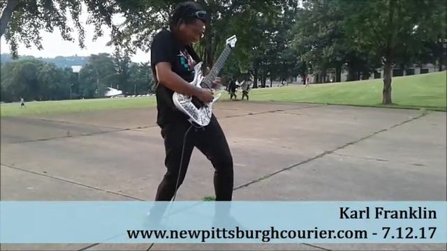 Pittsburgh guitarist Karl Franklin performs at Schenley Park смотреть онлайн