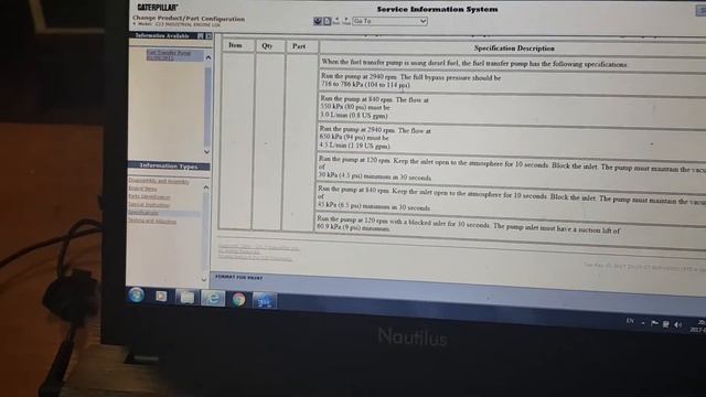 Техпривет.САТ С15.Причина резкого понижения давления топлива. смотреть онлайн