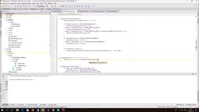 LibGDX & Box2D Programming Tutorial "Top down car with drifting" - Part #4 - Moving our car смотреть онлайн