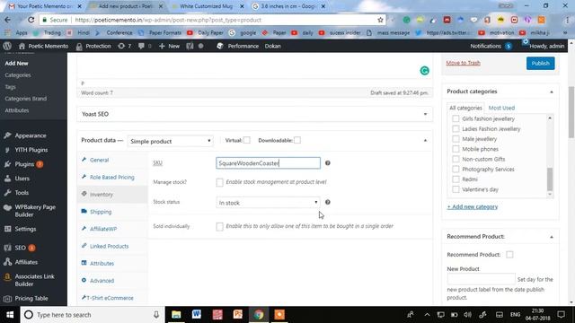 How to upload a customisable product on woocommerce/wordpress смотреть онлайн