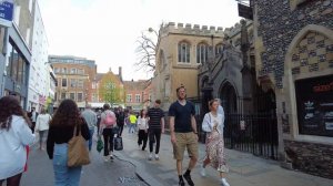 Cambridge, England Walk I City Centre Walking Tour 4K