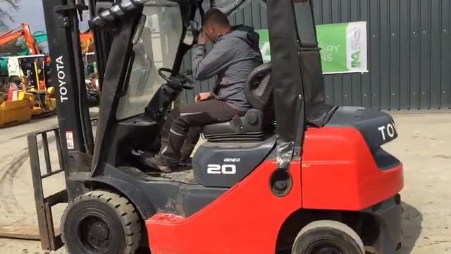 2014 Toyota Geneo 52-8FD20 2 Stage 2T Diesel Forklift 7741hrs Fully Certified FOR AUCTION смотреть онлайн