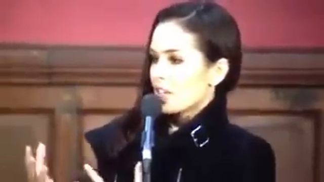 Miss World 2013 Megan Young during the debate at Oxford University смотреть онлайн