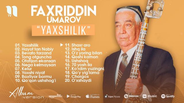 Faxriddin Umarov - Yaxshilik Nomli Albom Dasturi