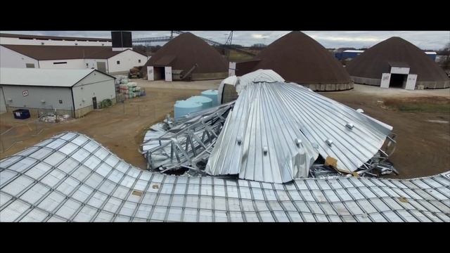RISING FROM RUINS | TORNADO DAMAGED GRAIN BIN RE-BUILD TIME LAPSE смотреть онлайн