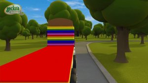 Rainbow Baby Truck | Baby Truck | Gecko's Garage | Kids Songs