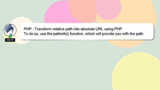 PHP : Transform relative path into absolute URL using PHP смотреть онлайн