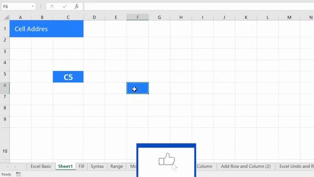 Cell Address in Excel смотреть онлайн