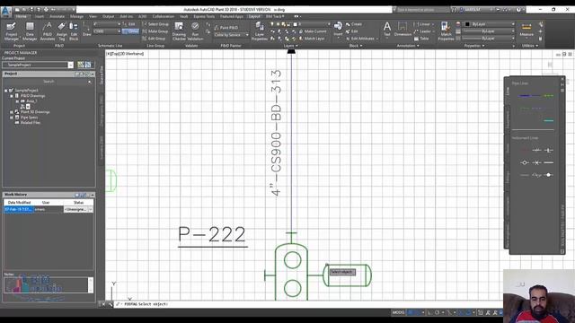 Autocad plant 3D p&id كتابه تاج смотреть онлайн