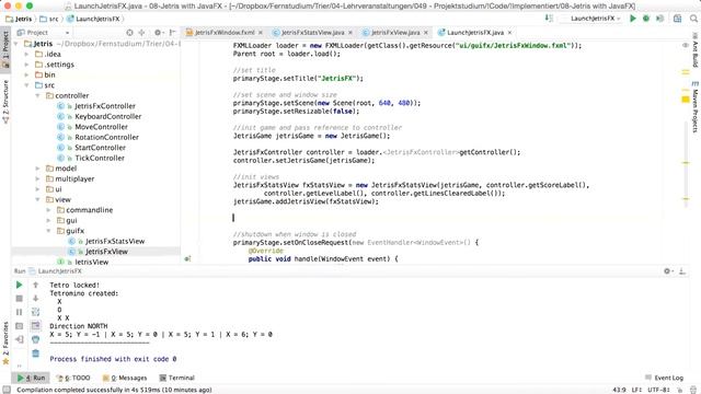 FUN Mit FOPT #25 - Ein Tetris-Clon In Java - JavaFX (4/4) - JavaFX Views