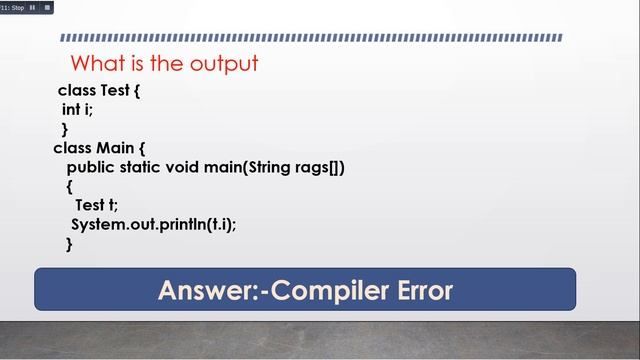 Java objective test/Quiz|| interview preparation question by er prince kumar. смотреть онлайн