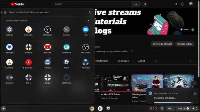 How to install OBS Studio on Chromebook! смотреть онлайн