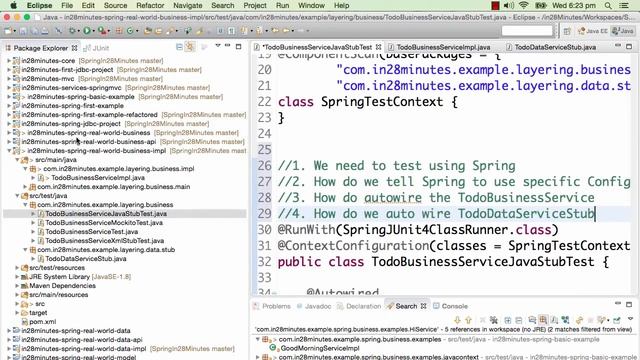 Spring Unit Testing : with JUnit And Mockito смотреть онлайн