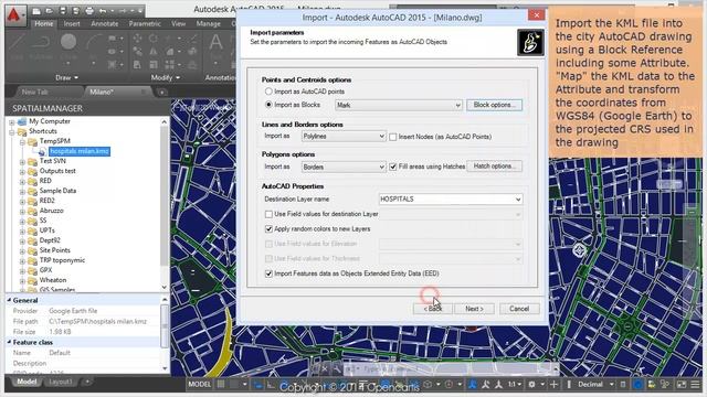 Search in Google Earth and use in AutoCAD - Spatial Manager Blog смотреть онлайн