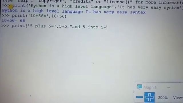 Topic:- Practical Implementation of print() function in Python, Computer, Class-6, By Anand Vijay. смотреть онлайн