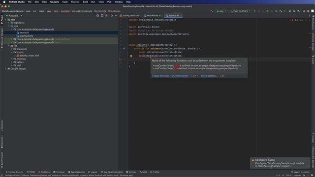 Passing Data to a new Activity in Kotlin смотреть онлайн