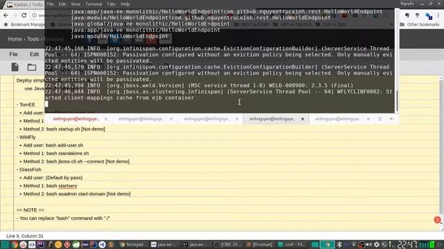 Deploy simple Restful Webservice use Java EE 7 - JAX-RS смотреть онлайн