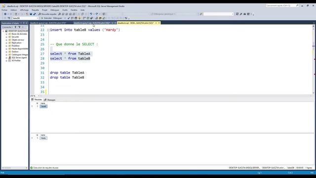 SQL pour les débutants : Venez apprendre la définition d'un DEADLOCK sur SQL.(exemple simple) смотреть онлайн