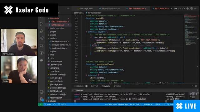 Axelar Code AMA: How to Build a Cross-Chain NFT Exchange смотреть онлайн