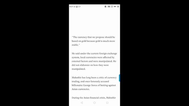 Malaysia's Prime Minister Proposes Currency Pegged To Gold - RTD Quick Take смотреть онлайн