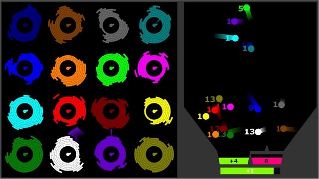 Core Destruction 2 X Add Or Release - 16 Color Battle Royale - Marble Race In Algodoo