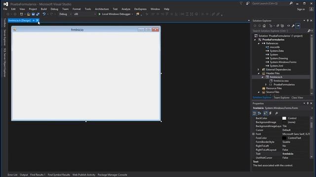 Como crear un proyecto CLR con Formularios Windows смотреть онлайн