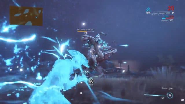 Warframe[Ps4] Chroma+Vulkar Wraith Eidolon Teralyst Capture Solo смотреть онлайн