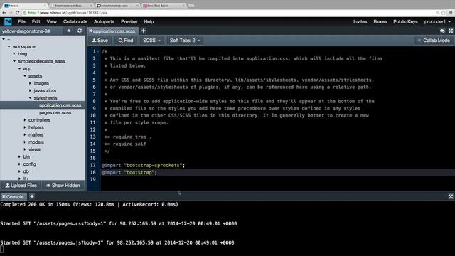 92. Ruby on rails tutorial (Rails App): Import Bootstrap смотреть онлайн