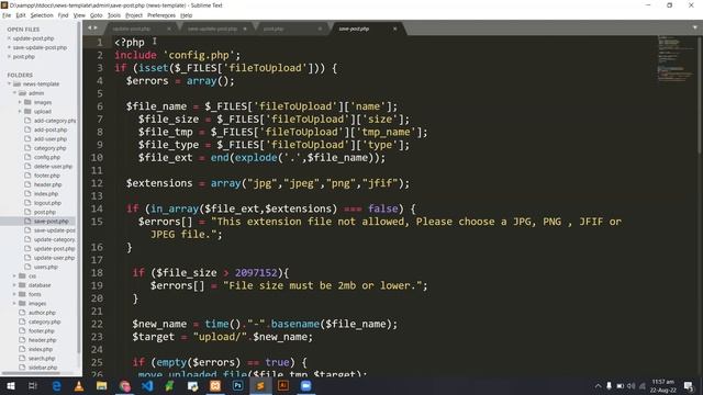 ? PHP News Project (part_9)? смотреть онлайн