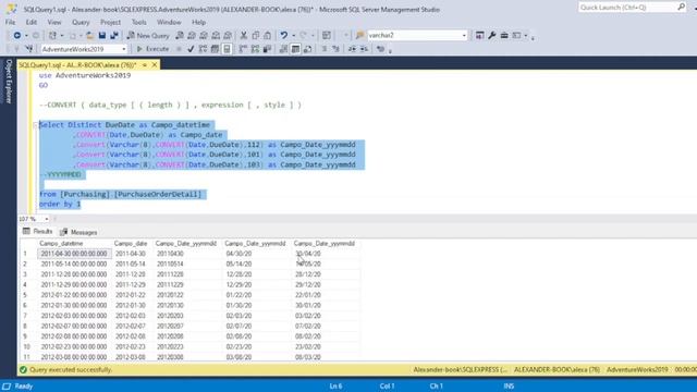 DATETIME a formato "yymmdd" ll SQL SERVER FoTUTORIAL смотреть онлайн