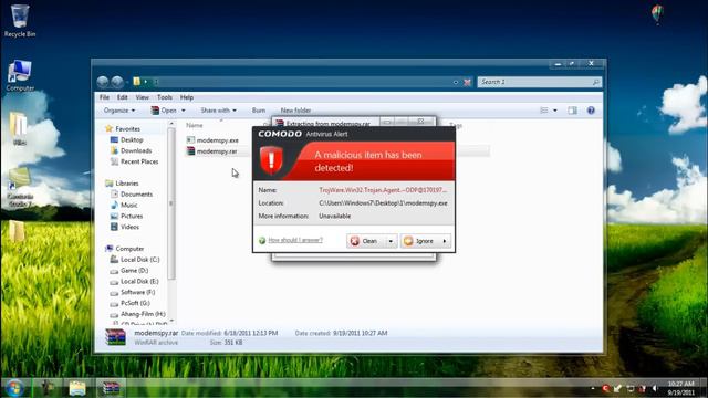 COMODO Internet Security 5 Problem