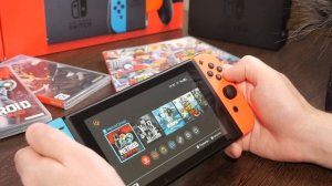 РАСПАКОВКА NINTENDO SWITCH В 2022 ГОДУ ... ОБЗОР