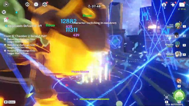 SPIRAL ABYSS 4.3 | C3 HYPERCARRY RAIDEN x C0 QUICKBLOOM KUKI SHINOBU | GENSHIN IMPACT смотреть онлайн