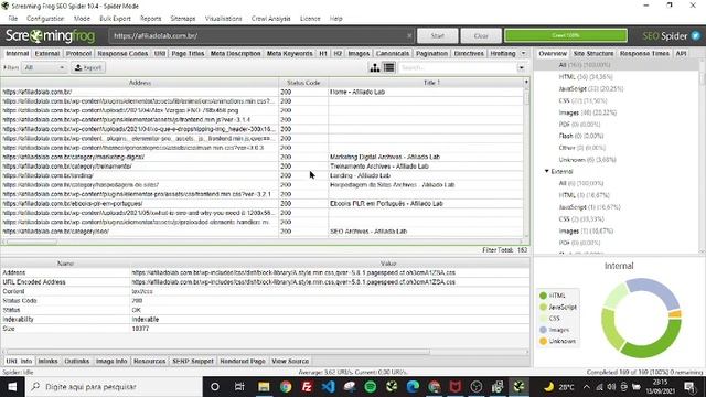 Curso de Screaming Frog - Aula 2 - SEO: Encontrando Links Internos Quebrados смотреть онлайн