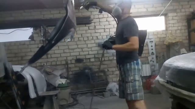 Не сделал подтек, значит не красил. Подбор не в цвет. Опель. Вектра.