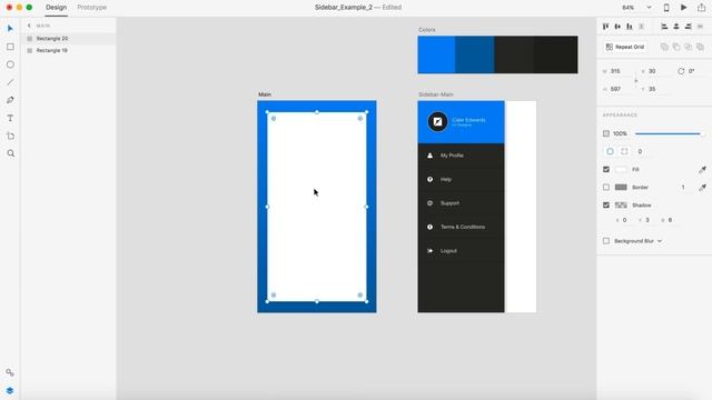 Create a Working Sidebar Menu - Adobe Xd Tutorial смотреть онлайн