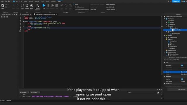 How To Make A Key System (Roblox Studio) смотреть онлайн