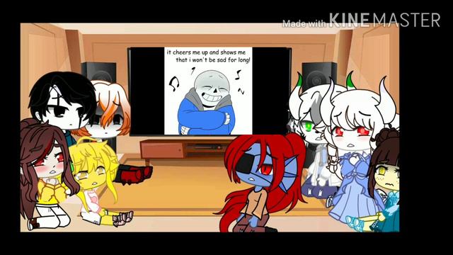 | Реакция Undertale на видео про Санса | Sad | смотреть онлайн